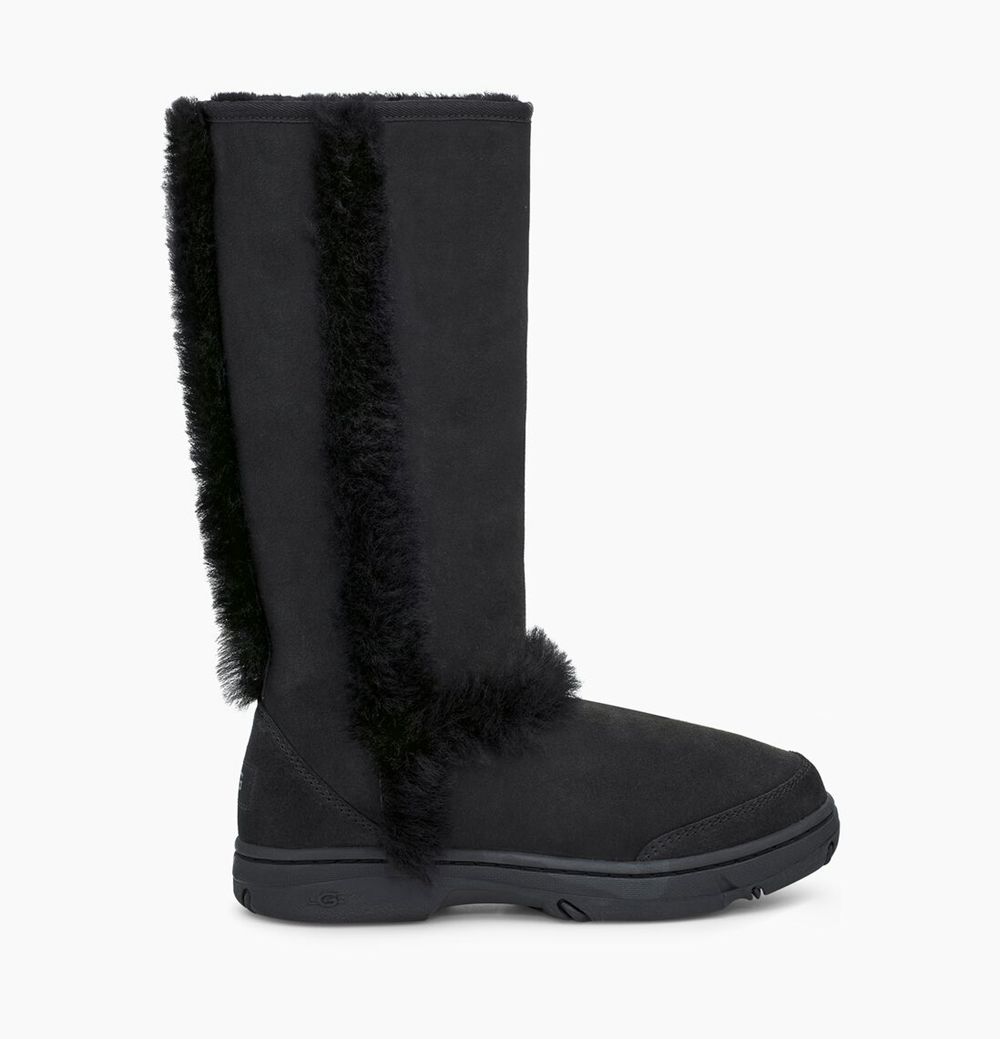 Ugg Tall Boots Canada - Ugg Women's Sunburst Black